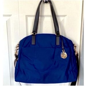 Lo & Sons Women’s Tote O.G. Medium Bag Travel Shoulder Bag Blue Lavender New